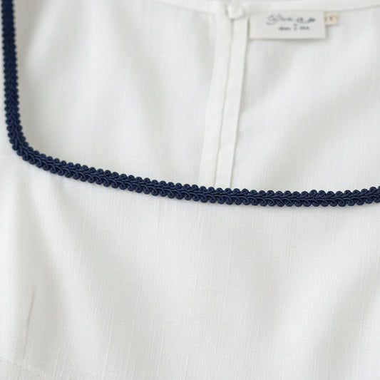 Band - Flätband Marinblå Sailor Blue 25