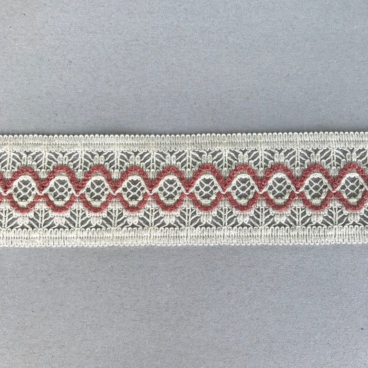 Band - Antoinette - Tygband Benvit Rosa 5