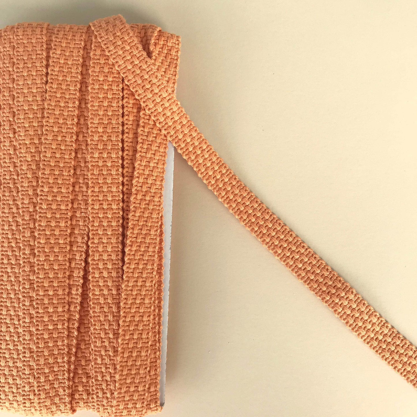 Band - Tygband Bomull Amanda Matt Orange 10