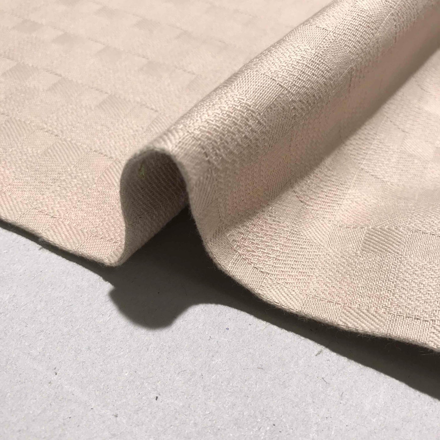 Grovt Bomullstyg - Beige 7