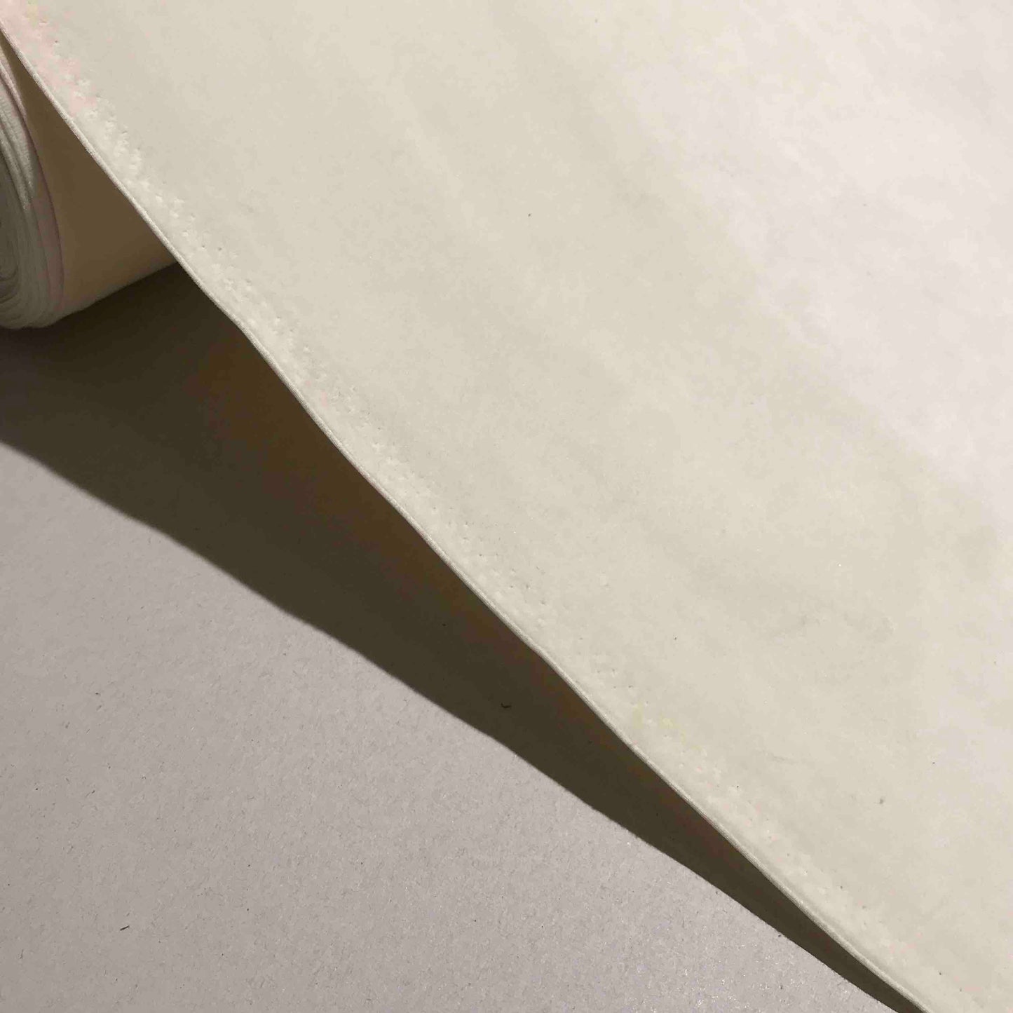 Matt Sammetstyg - Mjuk Benvit 1