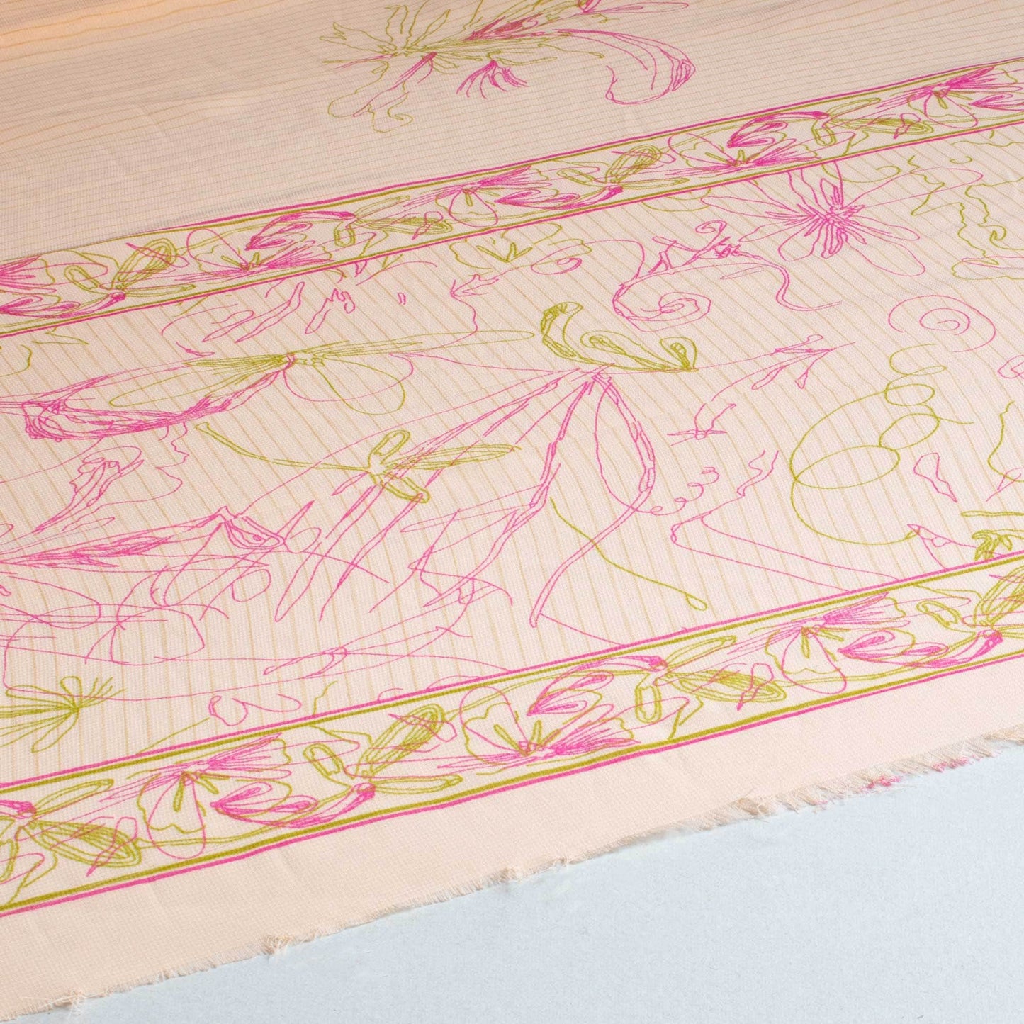 Crepetyg - Chiffong Beige Rosa Aprikos 25