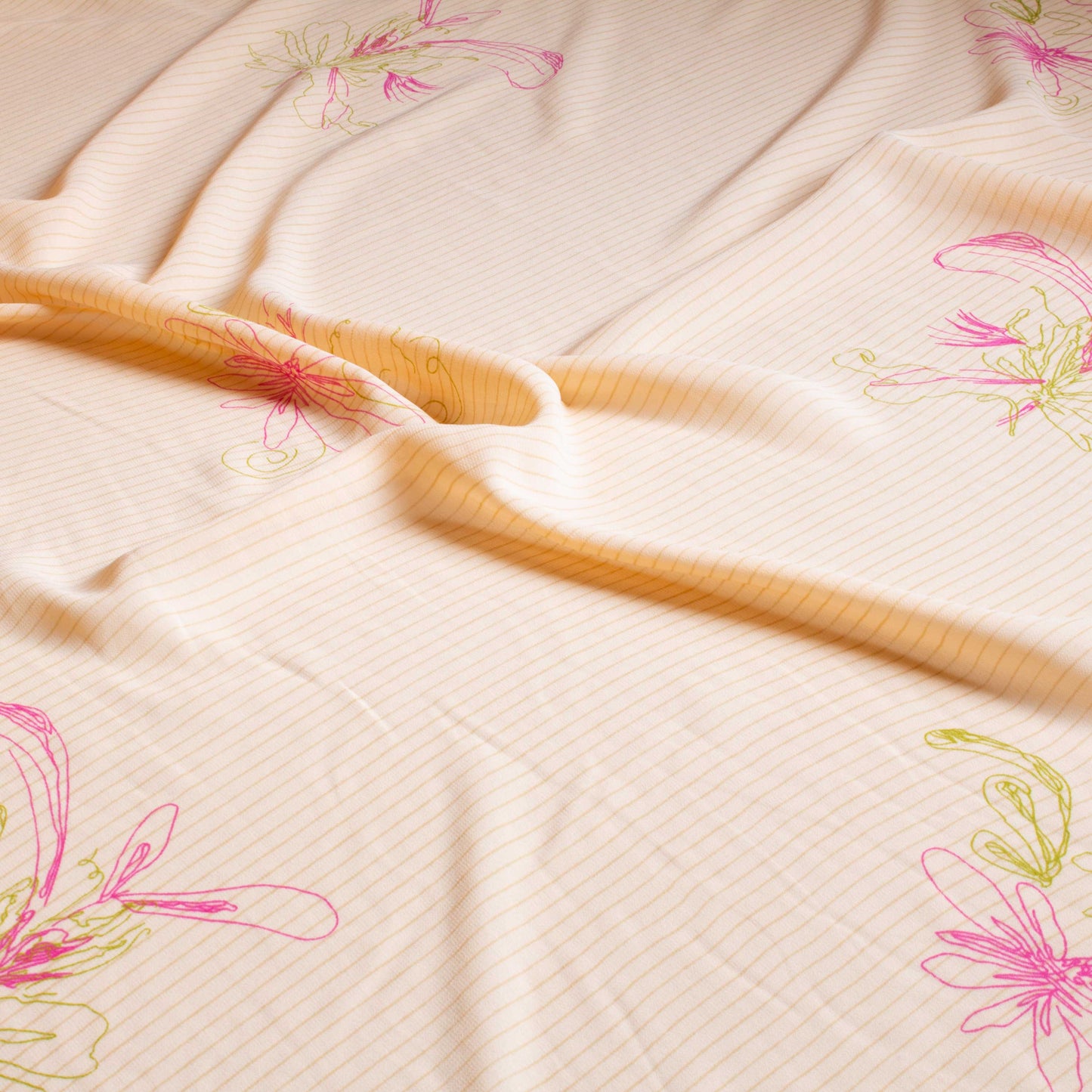 Crepetyg - Chiffong Beige Rosa Aprikos 25