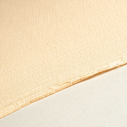 Krinklat Chiffongtyg - Tyg Chiffong Aprikos 3