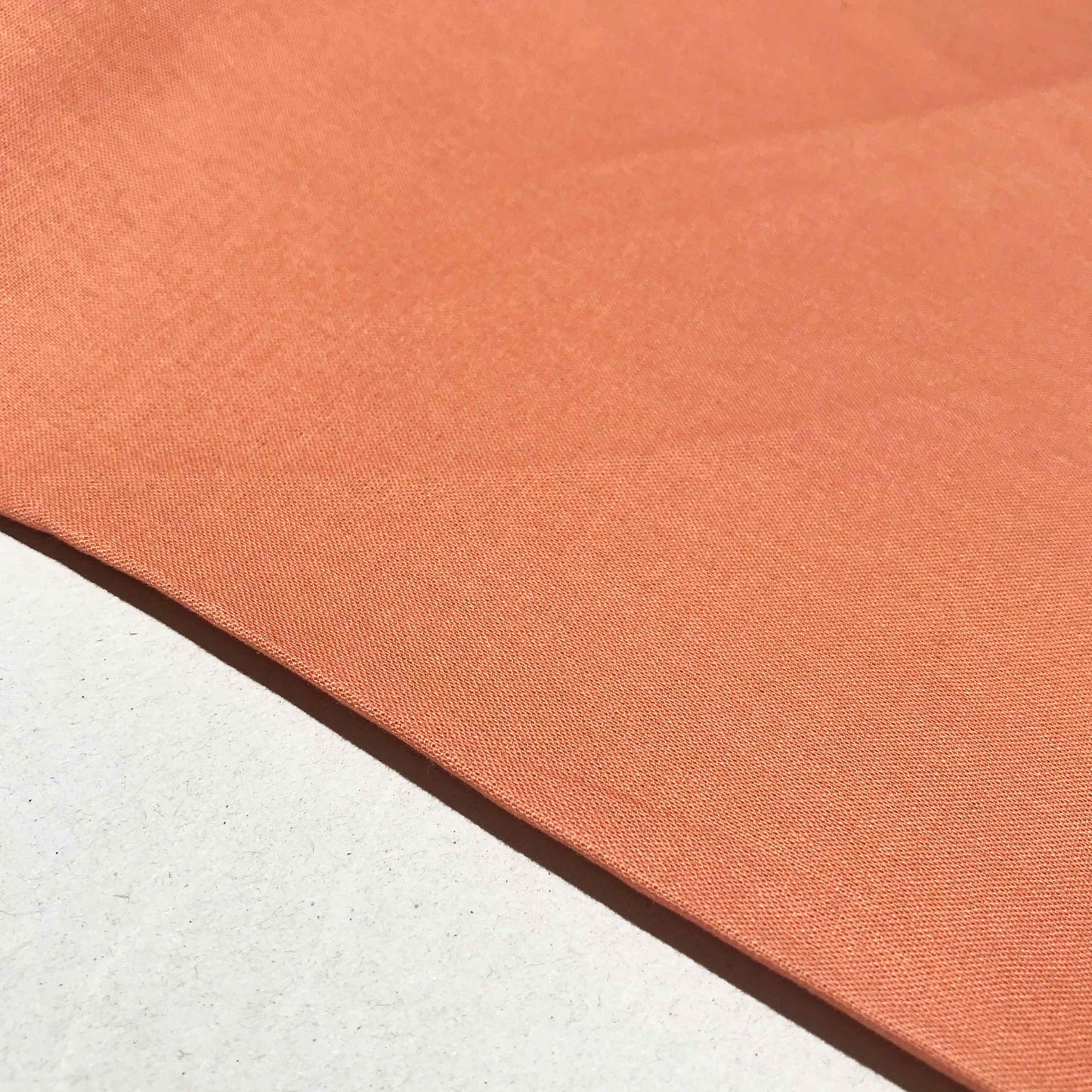 Enfärgat Tyg - Bomull Styv Orange 2
