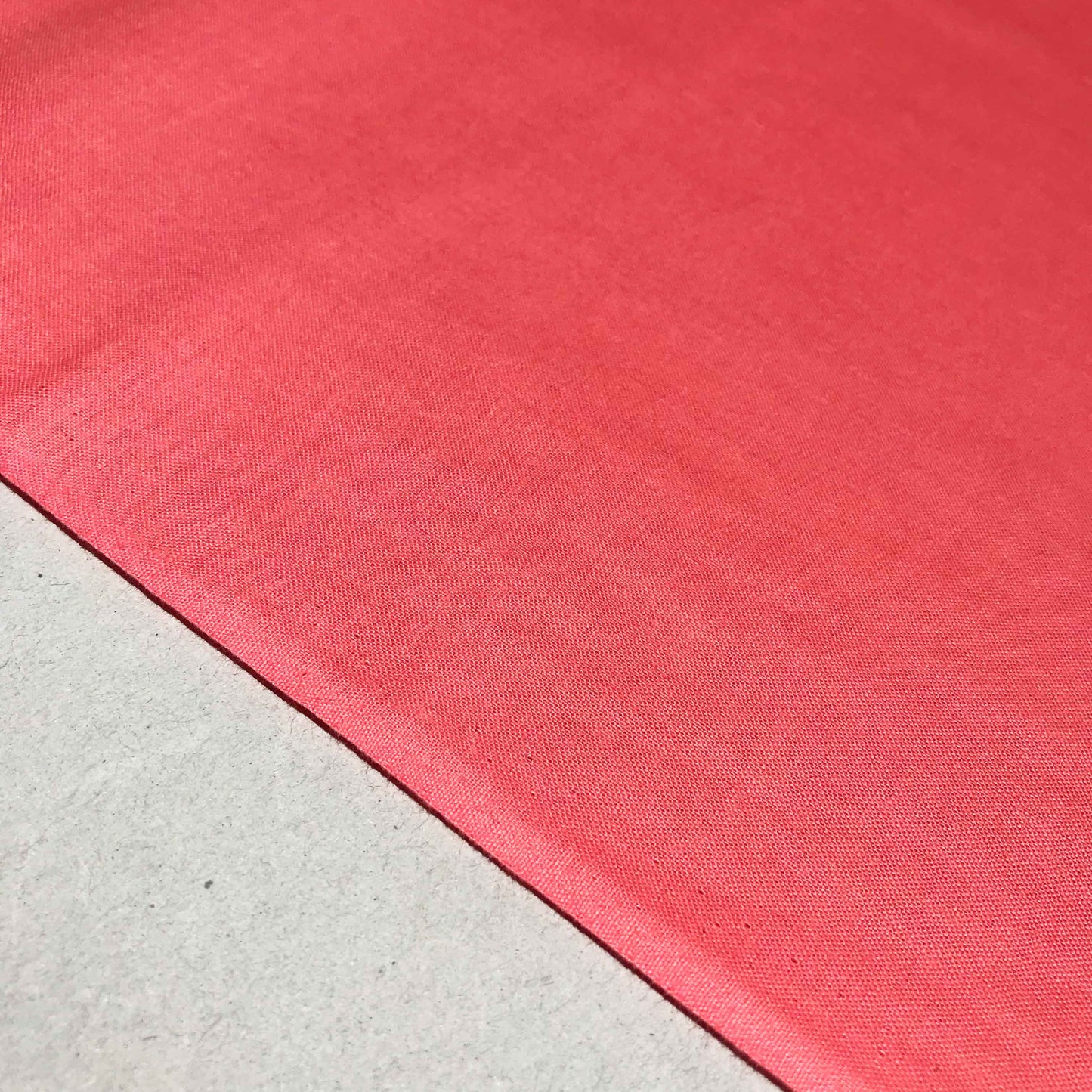 Enfärgat Tyg - Bomull Styv Korall Rosa 3