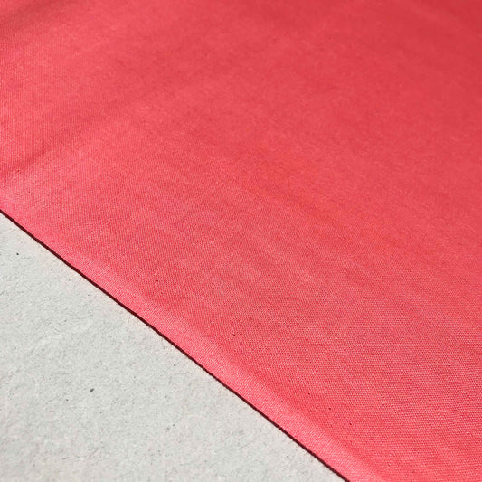 Enfärgat Tyg - Bomull Styv Korall Rosa 3
