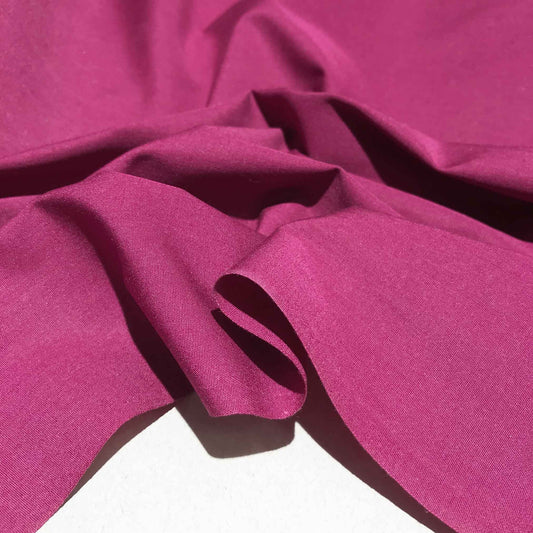 Enfärgat Tyg - Bomull Magenta Lila Rosa 8