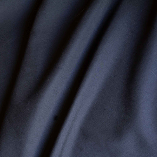 Enfärgat Poplintyg - Svart 43
