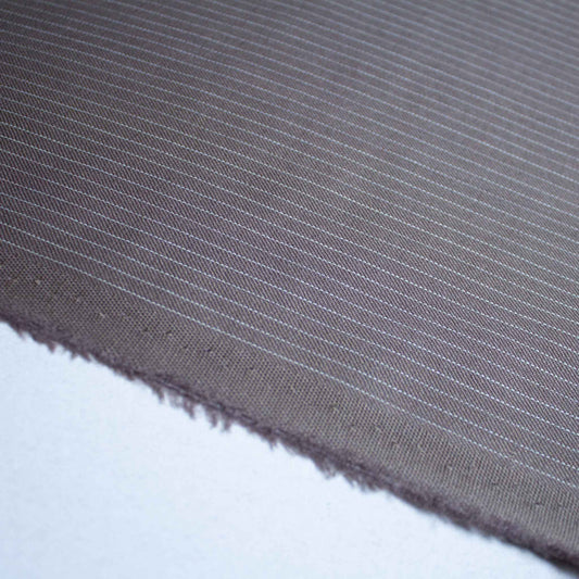 Kostymtyg - Viskos Brun Beige Randigt Pinstripe 18