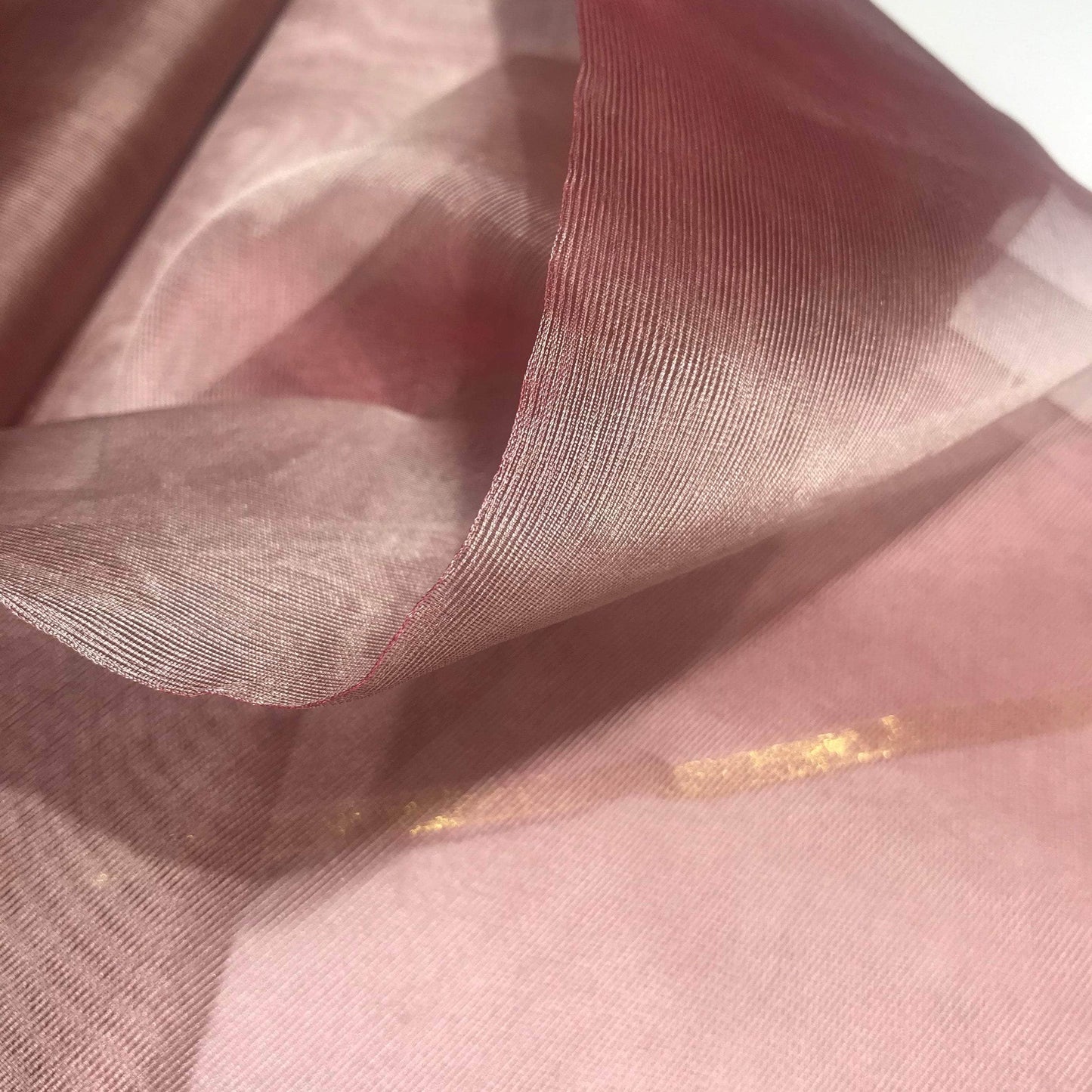 Sidenorganzatyg - Skiftar Färg Rosa Lila 6