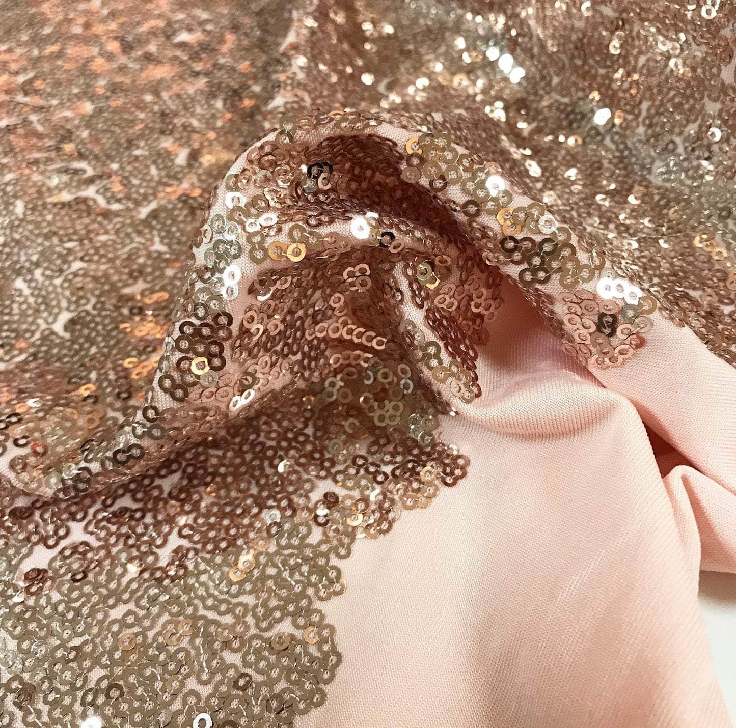 Paljettyg - Rosé Stretch 9