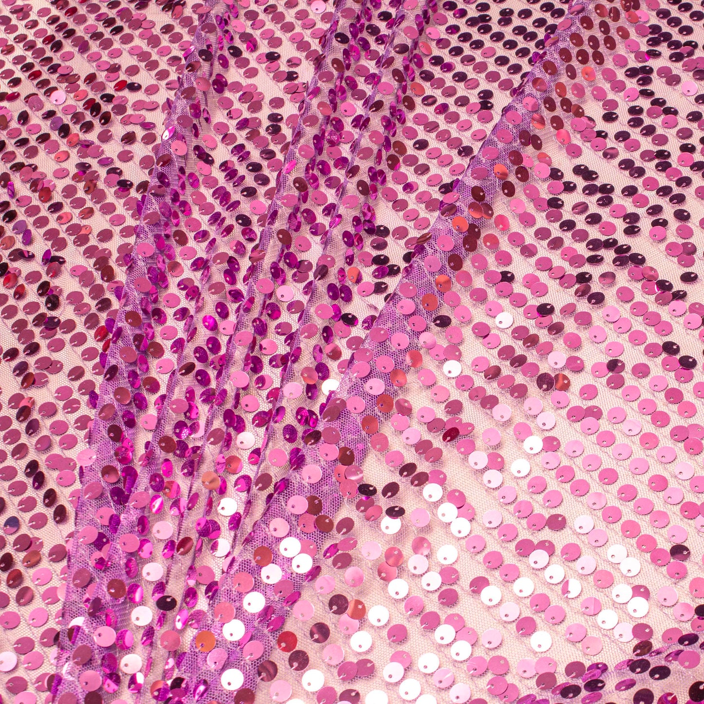 Paljettyg - Tyg Paljett Lila 27