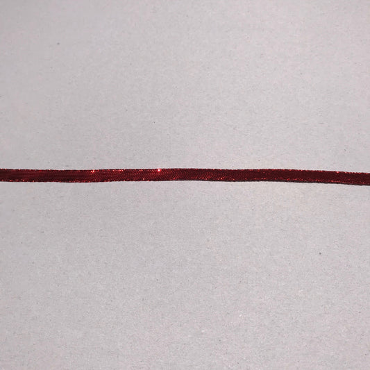 Band - Tygband Skimmer Röd 0,5cm 34