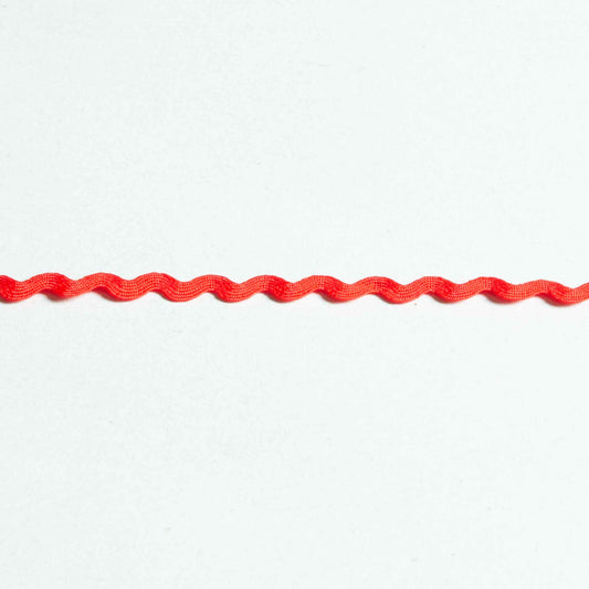 Band - Tygband Matt Röd Vågig 96