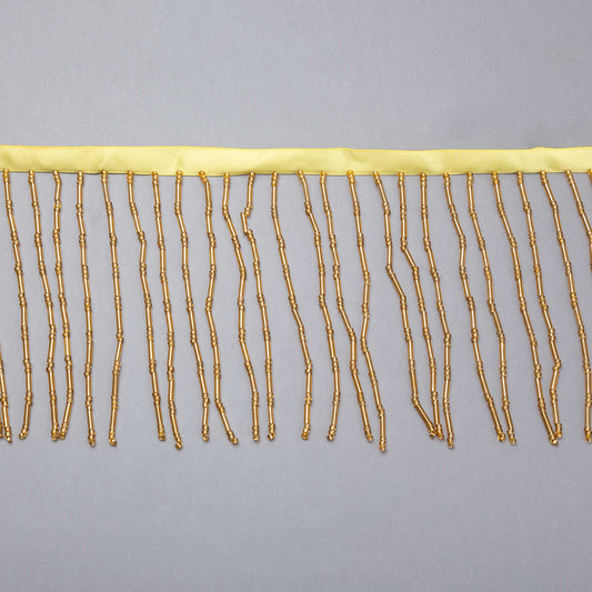 Fransband - Rio - Guld Strass 43