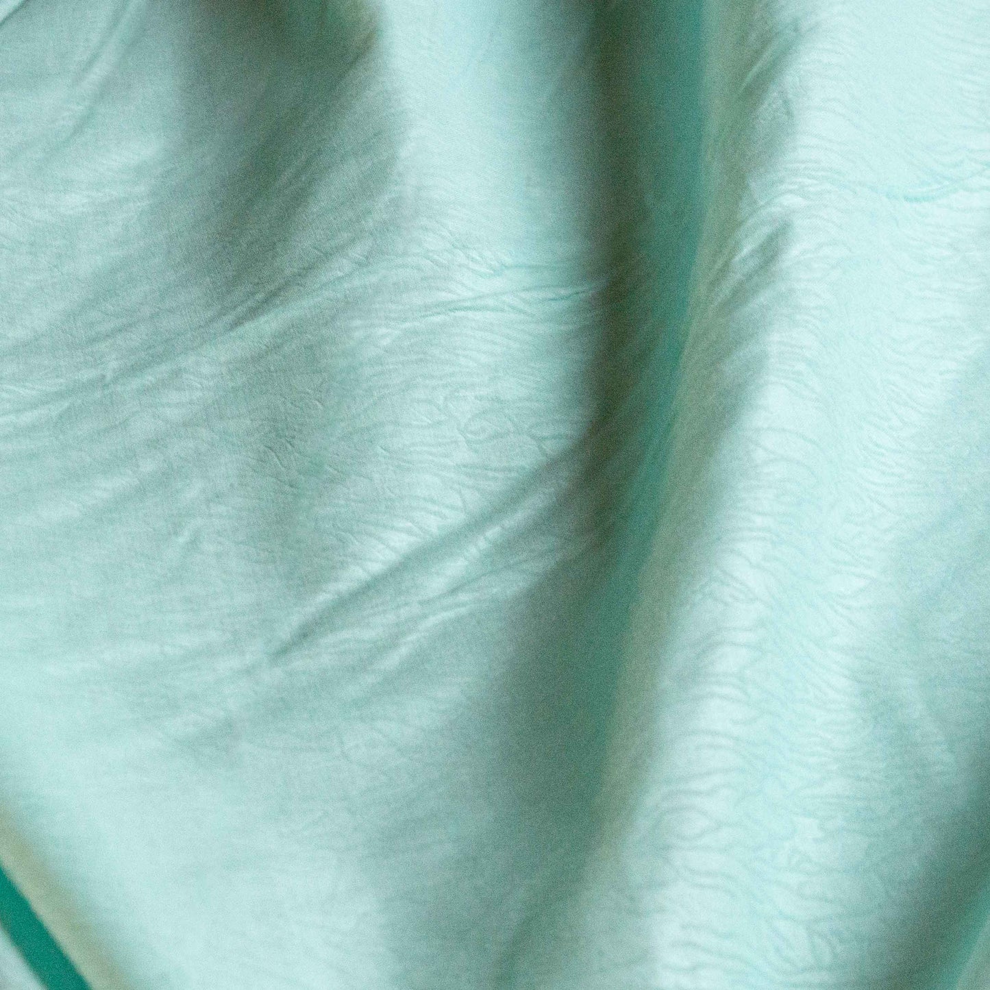 Mönstrade Modetyger - Tyg Mode Bomull Blå Grön Struktur 116