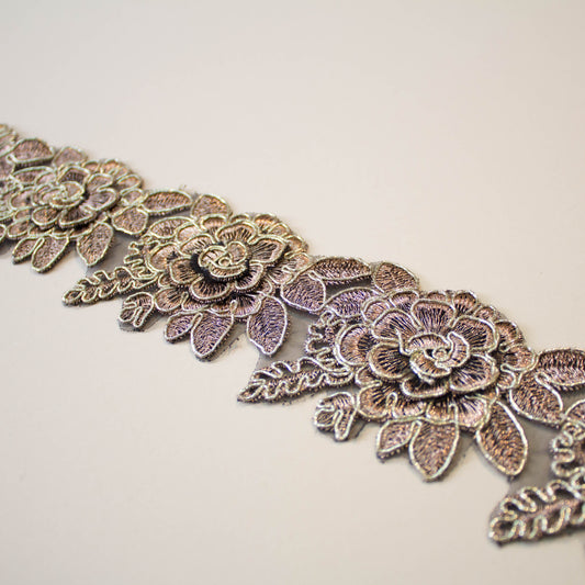 Band - Tygband 3D Bronze Garden Brons / Guld 7