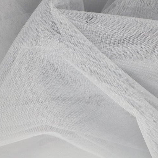 Hårt Tylltyg  - Tyll Camille Hård Silver Grey Grå 9