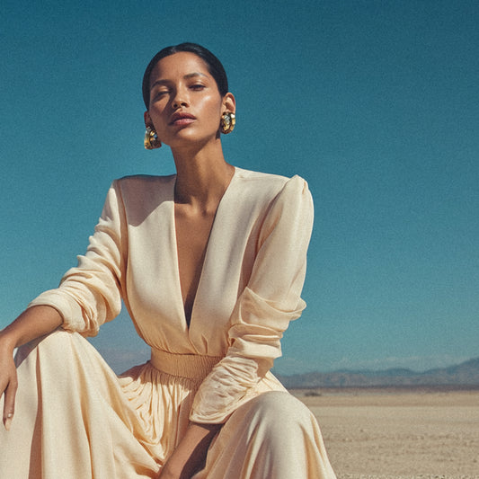 Enfärgat Tyg -  Beige 28