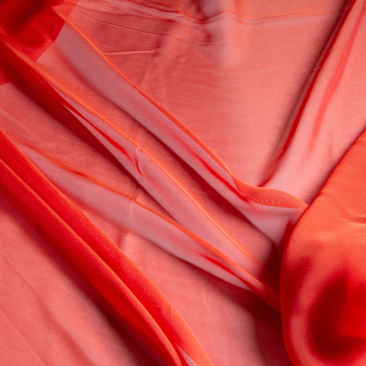 Chiffongtyg - Chiffong Eufemia Orange 15