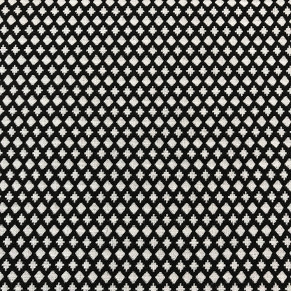 Stretchtyger - Diamond Pattern - Bomull Svart Vit Stark Stretch 3