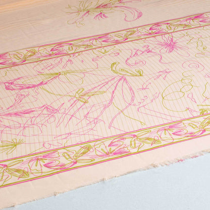 Crepetyg - Chiffong Beige Rosa Aprikos 25