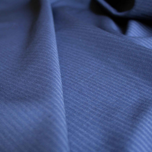 Kostymtyg -  Viskos Marinblå Blå Randigt Pinstripe 21