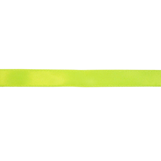 Satinband - 13mm Neon Lime Grön 11