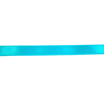 Satinband blå, turkos