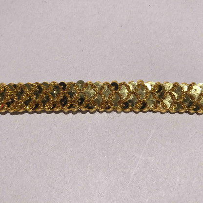 Band - Skimmer Guld Paljett 2cm 48