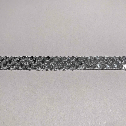 Band - Skimmer Silver Paljett 1,8cm 55