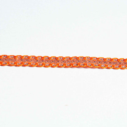 Band - Skimmer Silver Orange Paljett 1,5cm 91